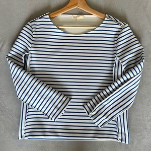Maje mariniere blue striped top Size 1